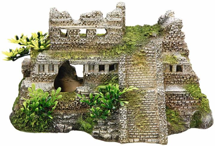 Nobby Aqua Ornaments MAYA RUINE with plants (other items)