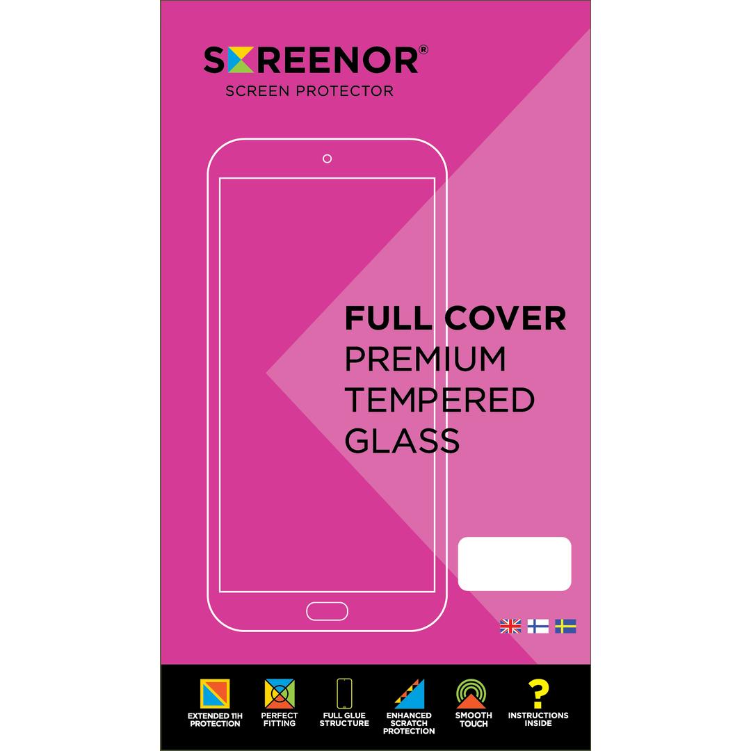 Thumbnail - Screenor Tempered Iphone 16 Pro Full Co (1 Stück, Apple iPhone 16 Pro), Smartphone Schutzfolie, Transparent, Schwarz