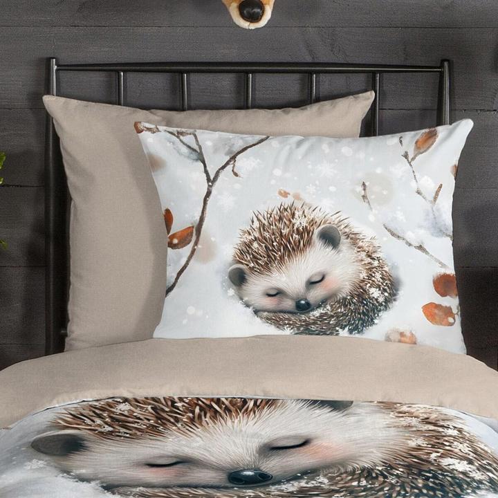 Actual product image Traumschlaf Igel (Bedding set, 135x200 cm + 80x80 cm)