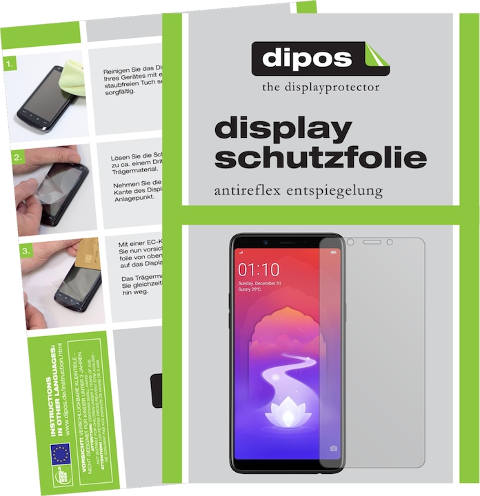 Produktbild Dipos Displayschutzfolie Antireflex (1 Stück, Realme 1)