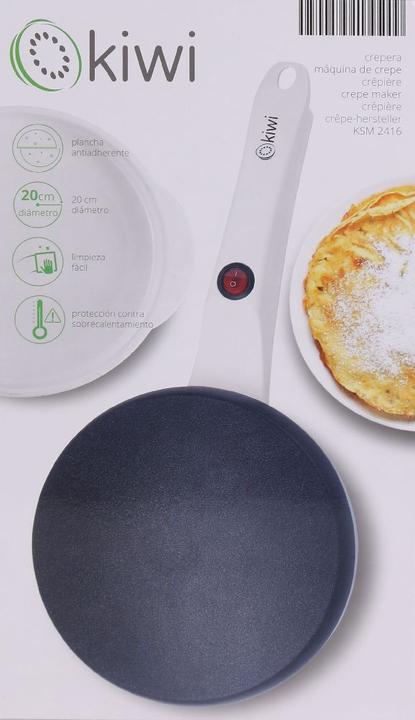 Actual product image Kiwi electric crepe maker 20cm 600w