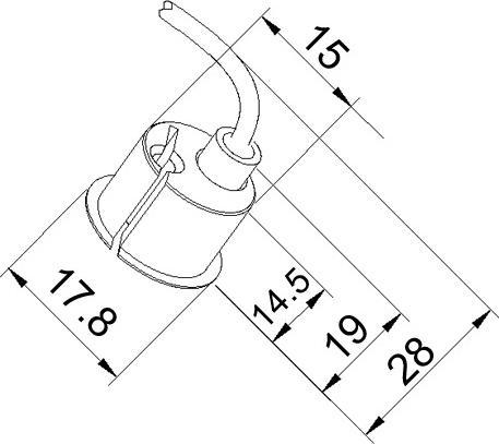 Productafbeelding Assa Abloy Magneetcontacten DMC 15 U