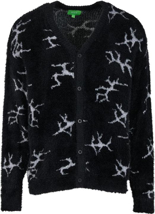 Actual product image Huf Cracked Cardigan - 123481 (M)