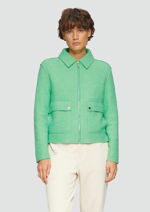 Immagine prodotto S.Oliver Outdoor-Jacke Jacke aus Wollmix im Relaxed Fit mit aufgesetzten Taschen (48)