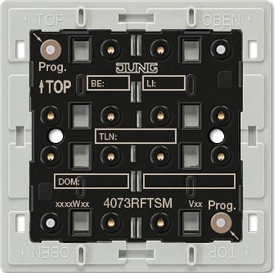Actual product image JUNG Push-button KNX radio 3pkt incl. coupling 4073RFTSM