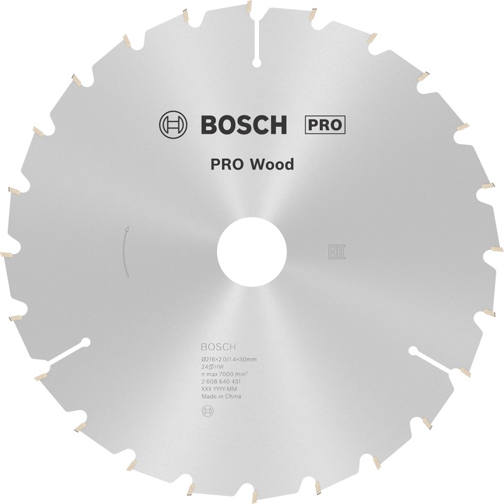 Immagine prodotto Bosch Professional Zubehör Lama circolare per legno PRO, 216 x 2 x 30 mm