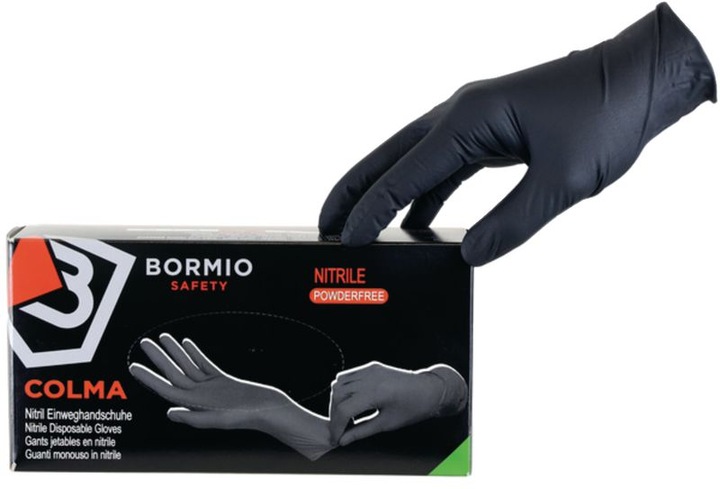 Actual product image Blackbarrier Nitrile gloves (L)