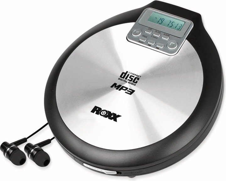 Produktbild Roxx PCD 600 Tragbarer CD-Player CD, CD-R, CD-RW, MP3 Schwarz