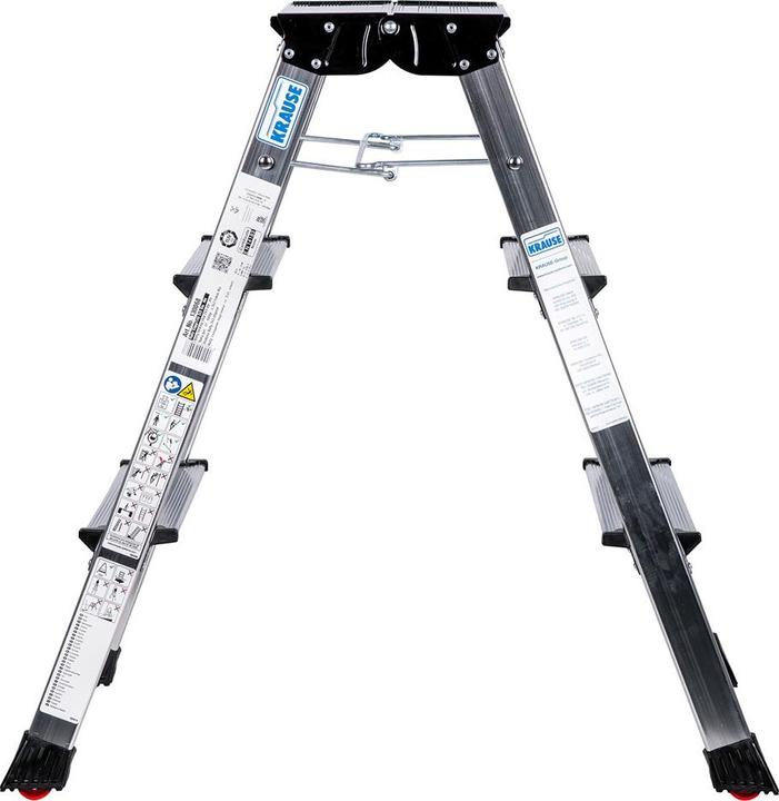 Immagine prodotto Krause Doppio passo pieghevole in alluminio kl (Gradino pieghevole, 75 cm)