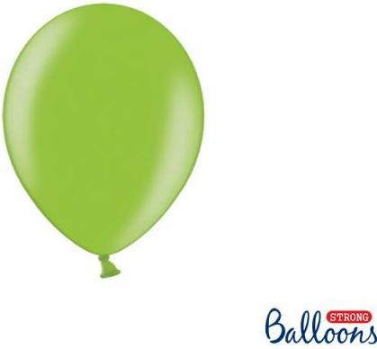 Produktbild Partydeco Strong Balloons 12cm, Metallic Bright Green (1 pkt / 100 pc.) (100x)