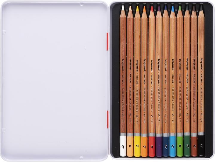 Produktbild Bruynzeel Farbstifte Expression Colour Metalletui, 12 Stück (12x)