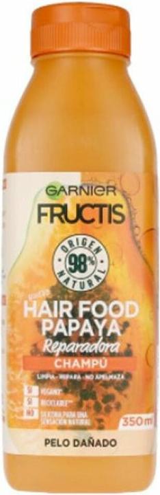 Produktbild Garnier Fructis Hair Food Papaya Repair Shampoo 350 ml (350 ml, Flüssiges Shampoo)