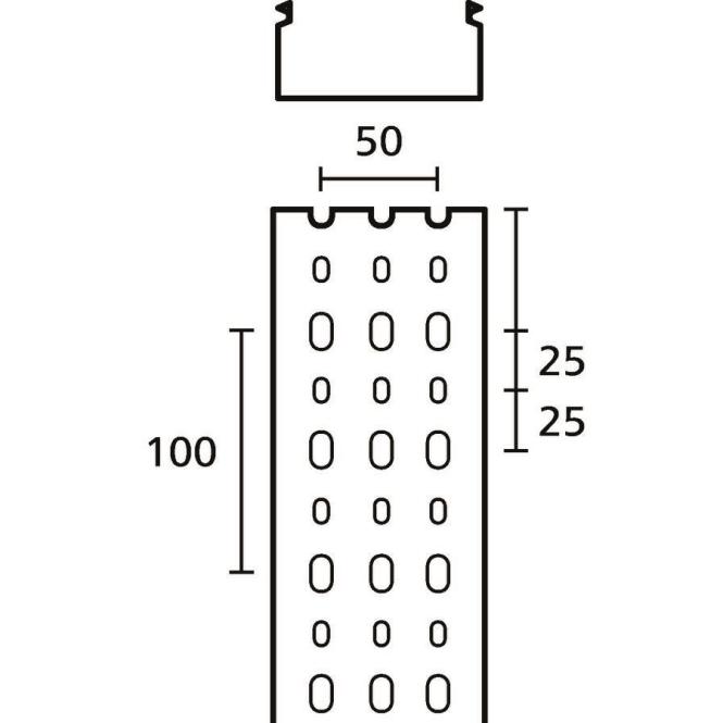 HellermannTyton, Leitungsführung, Geschlitzter Verdrahtungskanal HF HELADUCT, 25 x 80mm, 2m, ABS/Polycarbonat (PC), Grau...