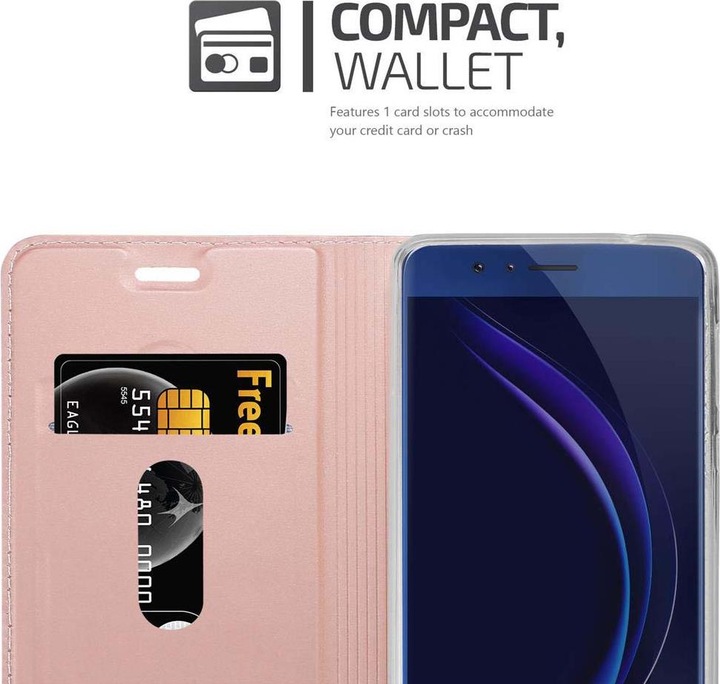 Produktbild Cadorabo Book Classy Style Cover (Honor 8 Premium)