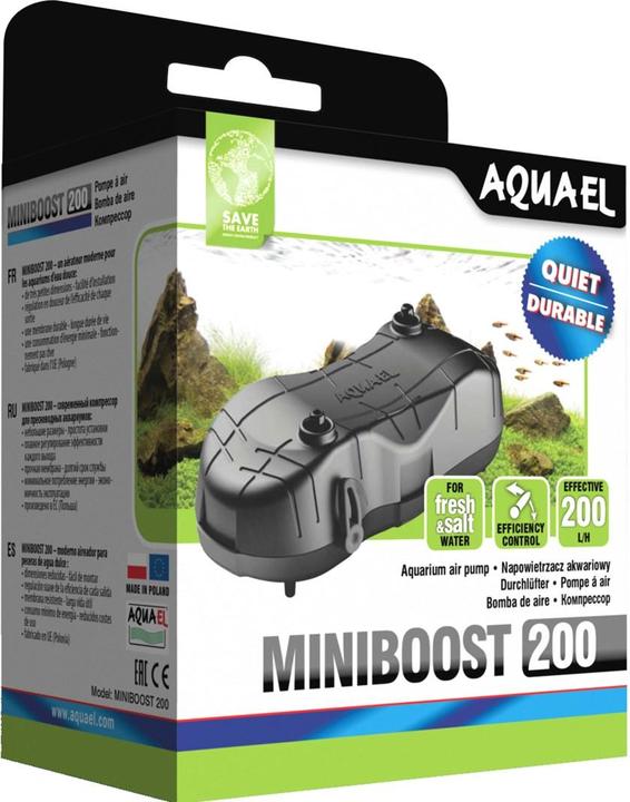 Actual product image Aquael 121305 Aquarium air pump