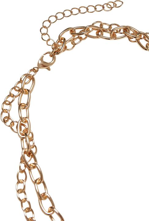 Actual product image Urban Classics Diamond Zodiac Golden Necklace - 17138 (Iron, Zinc)