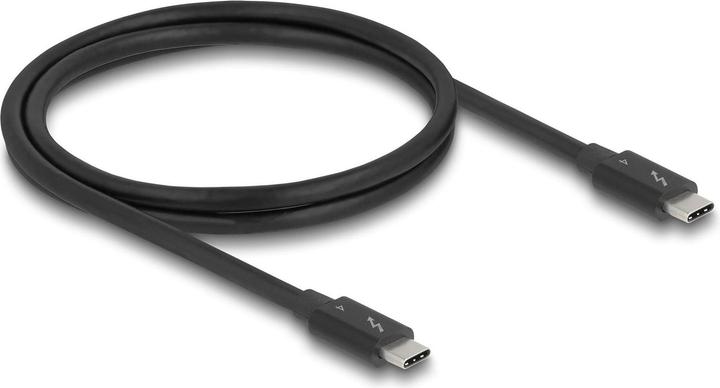 Produktbild Delock Thunderbolt 4 Kabel 40 Gbps PD 3.1 240 W 1 m schwarz (1 m, 240 W)