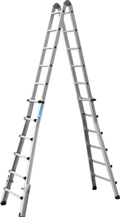 Actual product image Zarges Variotec V telescopic ladder 4 x 6 rungs extendable (Telescopic ladder, 640 cm)