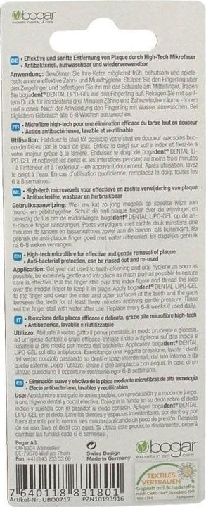 Produktbild Bogar Anti-Plaque-Finger (Katze, 1000 ml)