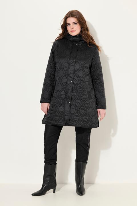 Produktbild Ulla Popken HYPRAR Steppjacke, 2-Wege-Zipper, Kapuze, recycelt (46, 48)
