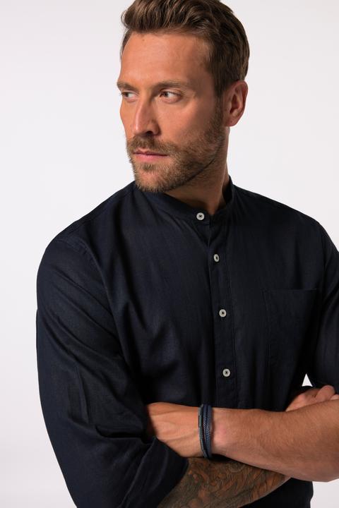 Produktbild JP1880 Hemd, Langarm, Leinenmix, Stehkragen, Modern Fit (L)