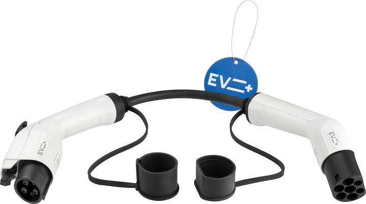 Actual product image Ev + + Type 1 to Type 2 32A adapter for charging cable (7.20 kW, 0.20 m)