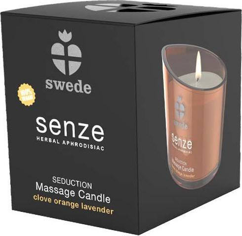 Actual product image Swede Senze Seduction Massage Candle Clove Orange Lavender 150 ml (150 ml)
