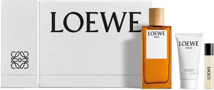 Actual product image Loewe Solo Eau Toilette 100ml Balsamo Despues Del Afeitado 75ml Spray 10ml (Eau de toilette, 100 ml)