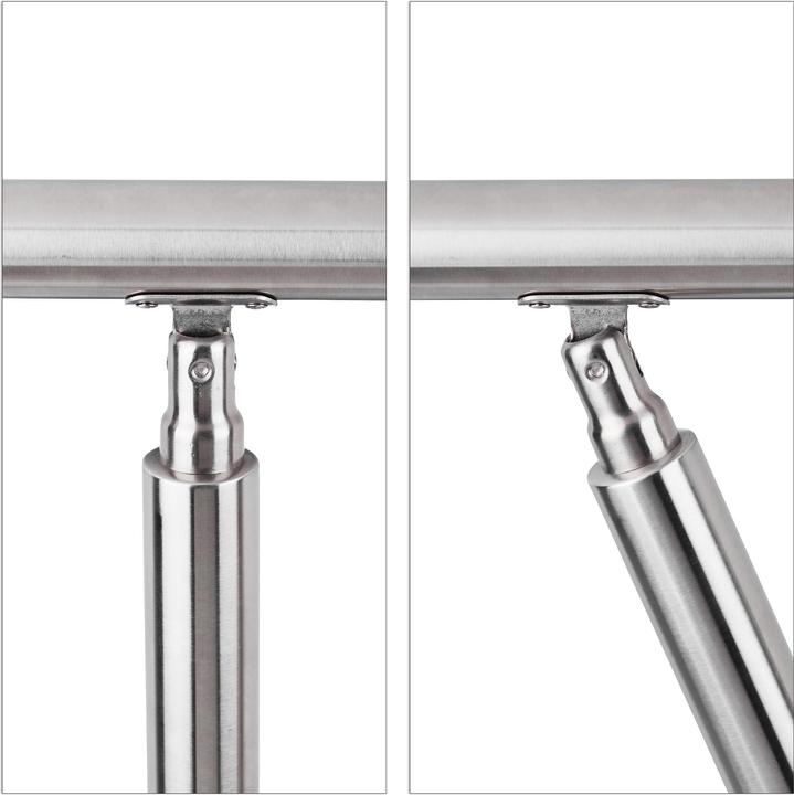 Actual product image Relaxdays Stair railing (Stainless steel)