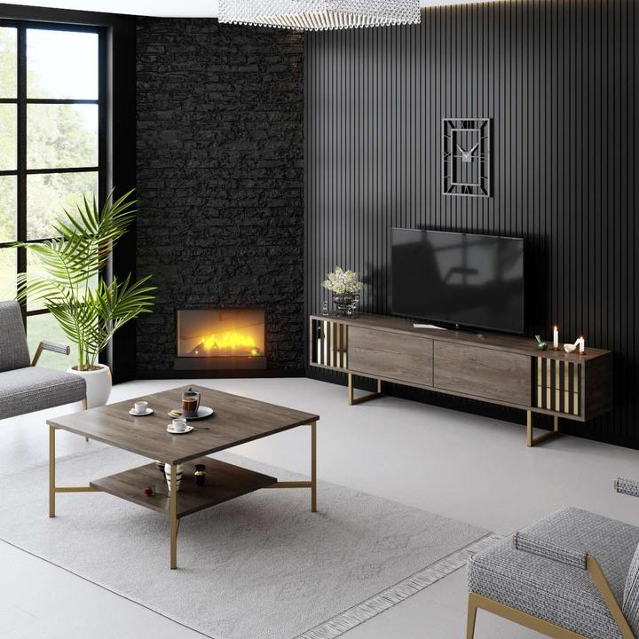 Actual product image Skye Decor Gold Line TV Stand