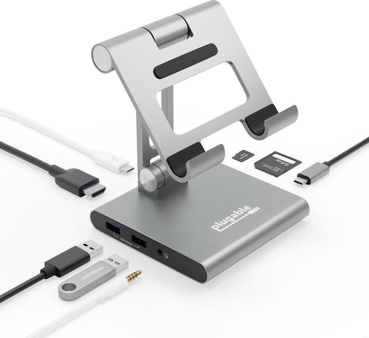 Produktbild Plugable USB-C Dock Tablet Phone Stand