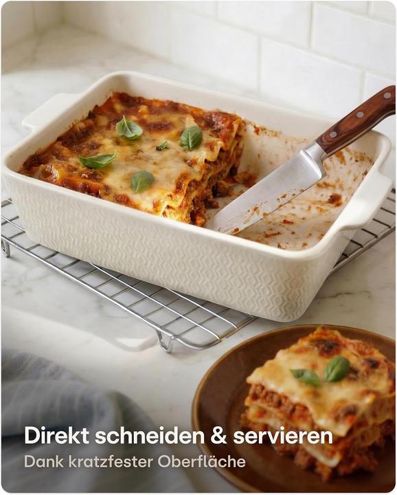 Produktbild Praknu Auflaufform mit extra hohem Rand