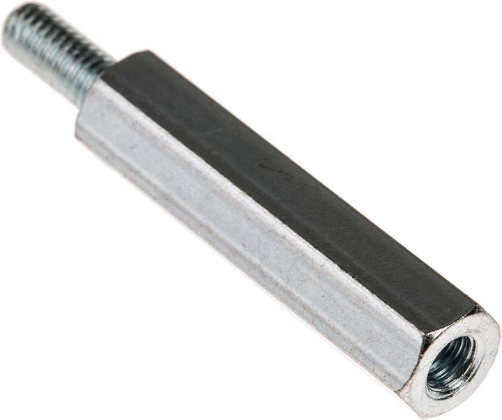 Produktbild RS PRO Threaded spacer,mild steel,M4x30mm,M/F