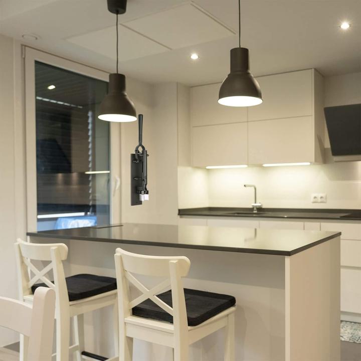 Produktbild Wandkorkenzieher mit Holzhalterung (Hebelkorkenzieher)