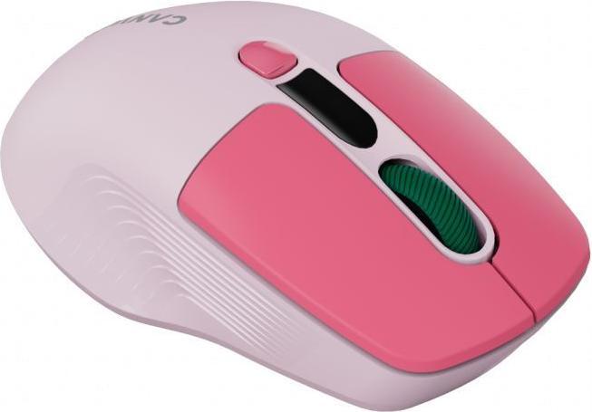 Produktbild Canyon Computer mouse mouse MW-26 LCD Silent Dual Mode Wireless Pink (Kabellos)