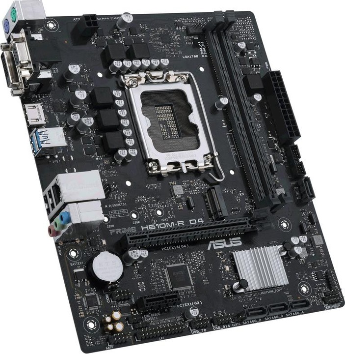 Produktbild ASUS Mainboard||Intel H610|LGA1700|Micro-ATX|Speicher DDR4 (LGA 1700, Intel H610, mATX)