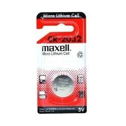 Maxell CR2032 Batterie Weiss-Rot, Batterie + pile
