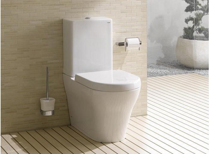 Produktbild TOTO MH Stand-WC tief, randlos, Abgang waagerecht weiss