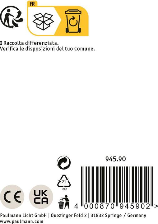 Image du produit Paulmann Luminaires Corduo