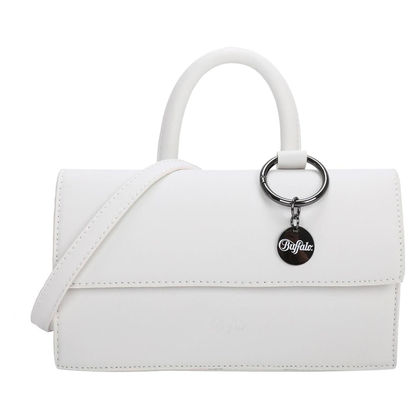 Buffalo, Damen, Handtasche, Muse Clap01 Crossbody Bag, Weiss