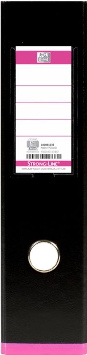 Produktbild Elba Ordner myColour, Rückenbreite: 80 mm, schwarz-pink DIN A4, Einband aussen (A4, 80 mm, 1 Stück)