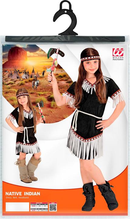 Produktbild Widmann Kinderkostüm Indianer-Mädchen (140)