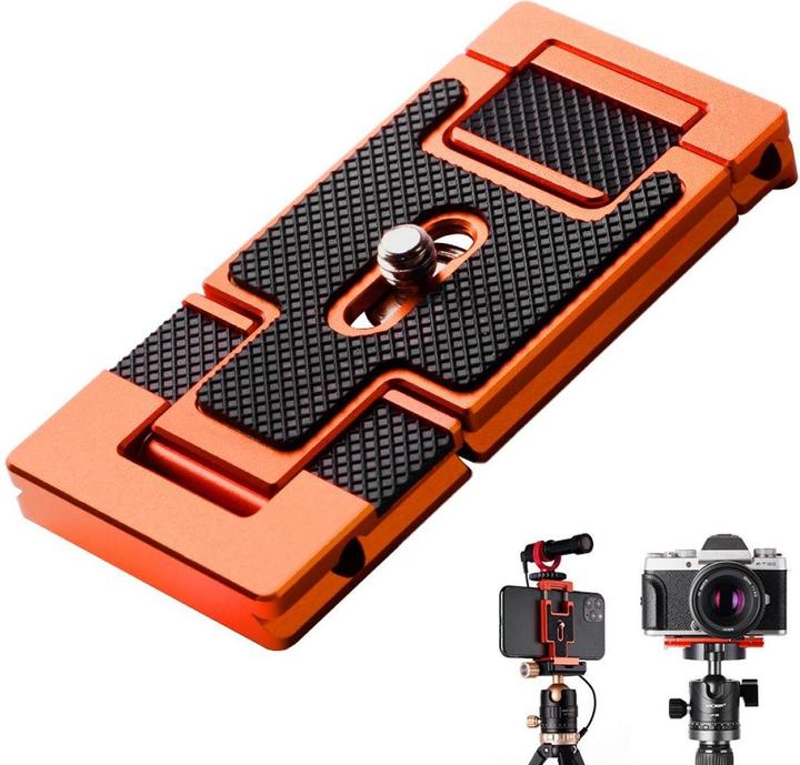 K&F Concept Arca Swiss Quick Release Plate Smartphonehouder (KF-31.027) (Tripod smartphone holder)