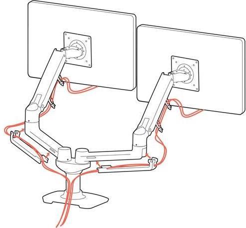 Image du produit Ergotron LX Dual (Tables, 27")