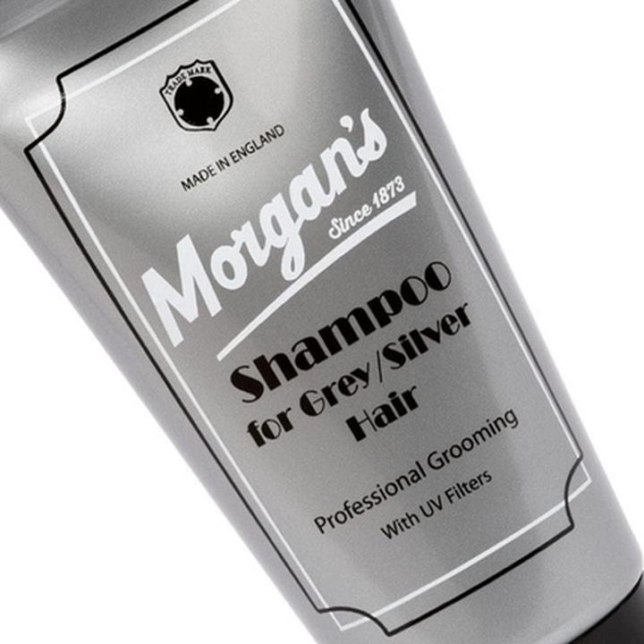Immagine prodotto Morgans Pomade Shampoo Uomo Capelli Grigi/Argento (150 ml, Shampoo liquido)