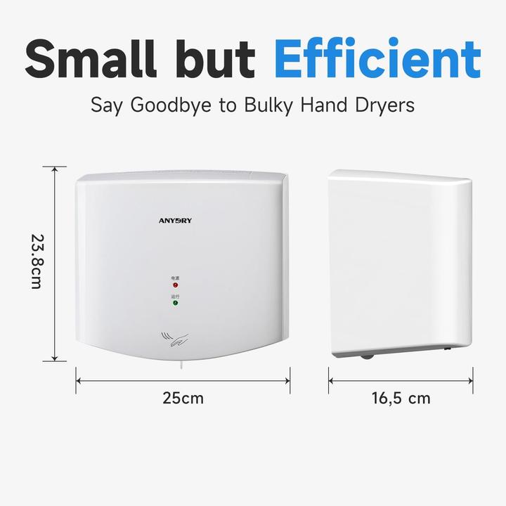 Actual product image Anydry 2630S, white