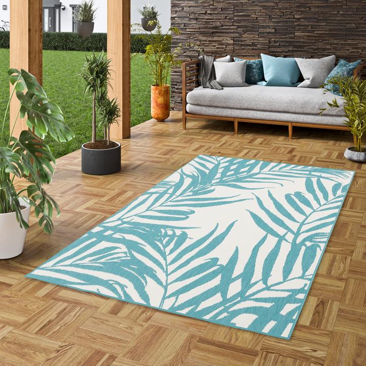 Actual product image Pergamon In- und Outdoor Teppich Beidseitig Cape Cod Blätter (160 x 220 cm)