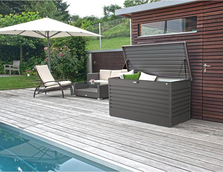Actual product image Biohort LeisureBox 160, dark gray metallic