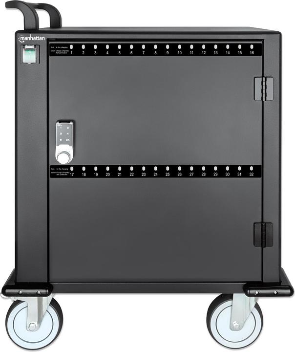 Actual product image Manhattan 32-Port USB-C Charging Cart