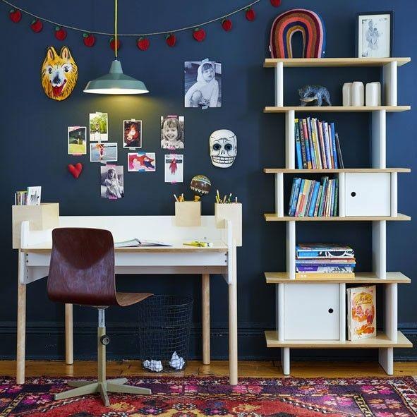 Actual product image Oeuf NYC Vertical Mini Library bookcase, walnut (74 x 35.60 x 164 cm)